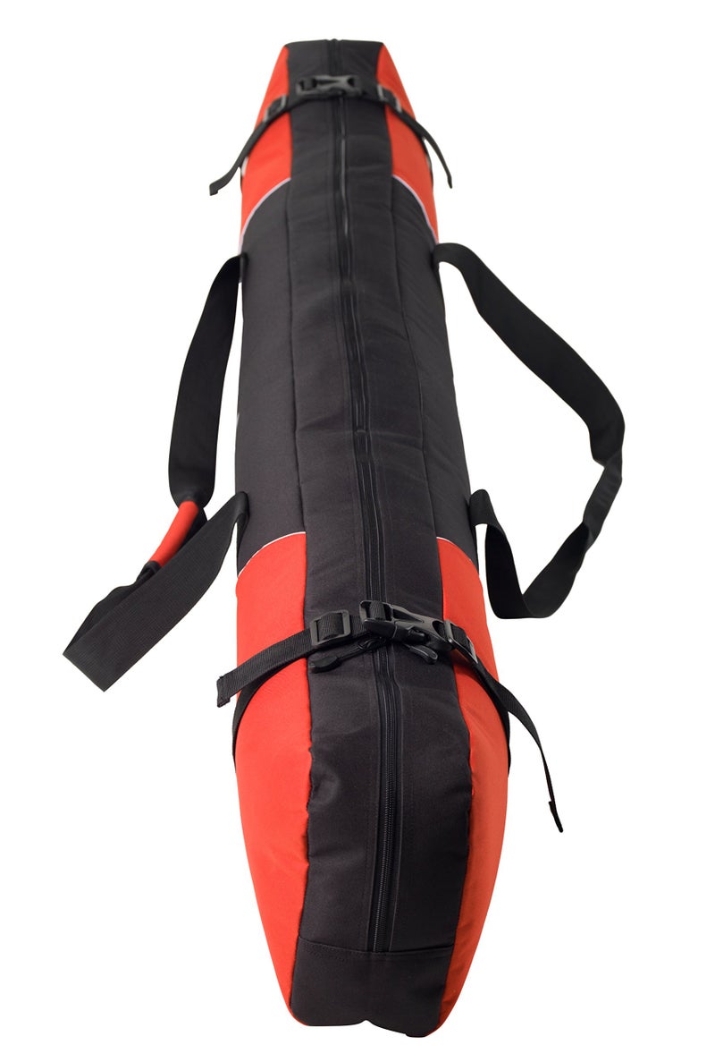 Athletico Mogul Padded Ski Bag - Fully Padded Single Ski Travel Bag (Red, 185cm) - Image 2